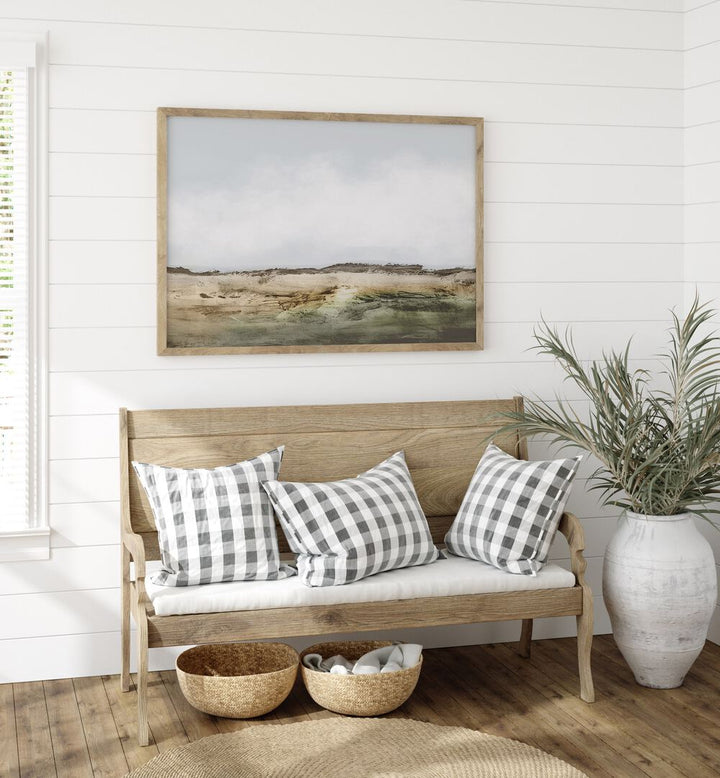 Breathe life into your decor with CLIFFS, LANDSCAPE PAINTINGS by Dan Hobday, showcasing serene coastal beauty.