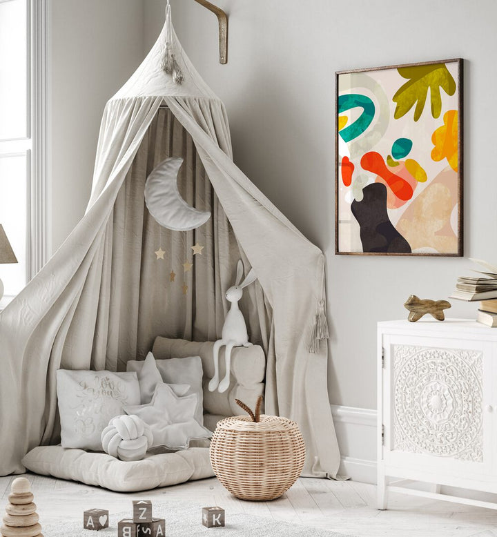 Bold colors and shapes in CUTOUTS BAUHAUS III KOPIE, ABSTRACT PAINTINGS enhance any modern decor. Perfect for inspiration!