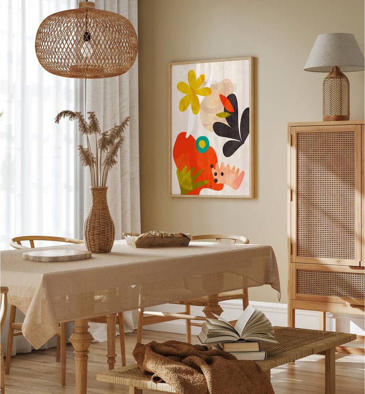 Transform your space with CUTOUTS BAUHAUS KOPIE, ABSTRACT PAINTINGS by Ana Rut Bre, a vibrant abstract masterpiece.