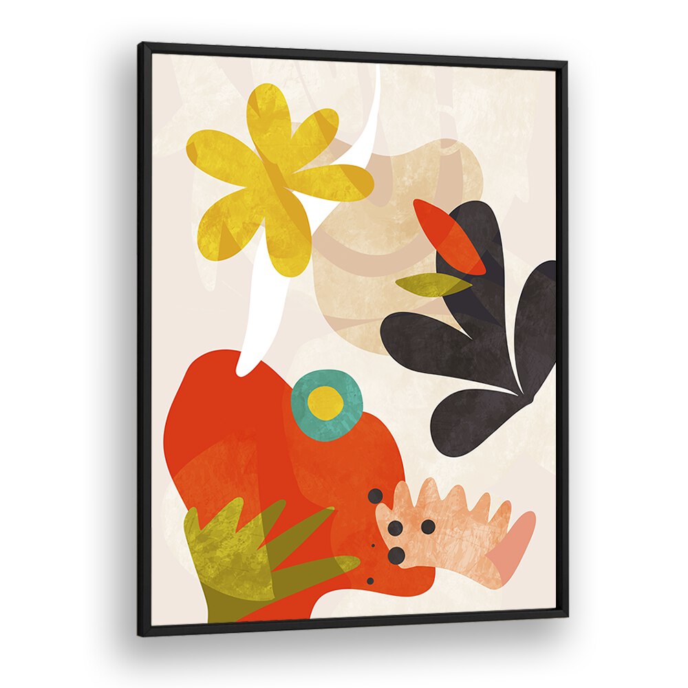 Bright and colorful CUTOUTS BAUHAUS KOPIE, ABSTRACT PAINTINGS by Ana Rut Bre, perfect for enhancing your art collection.