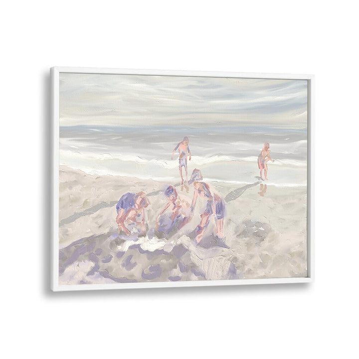 CUZZIES AT THE BEACH, BEACH PAINTINGS showcase playful beach scenes, perfect for bringing tranquility to your space.