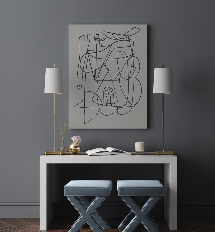 Transform your space with DAILY, LINE ART PAINTINGS by Dan Hobday, showcasing modern elegance and artistic brilliance.