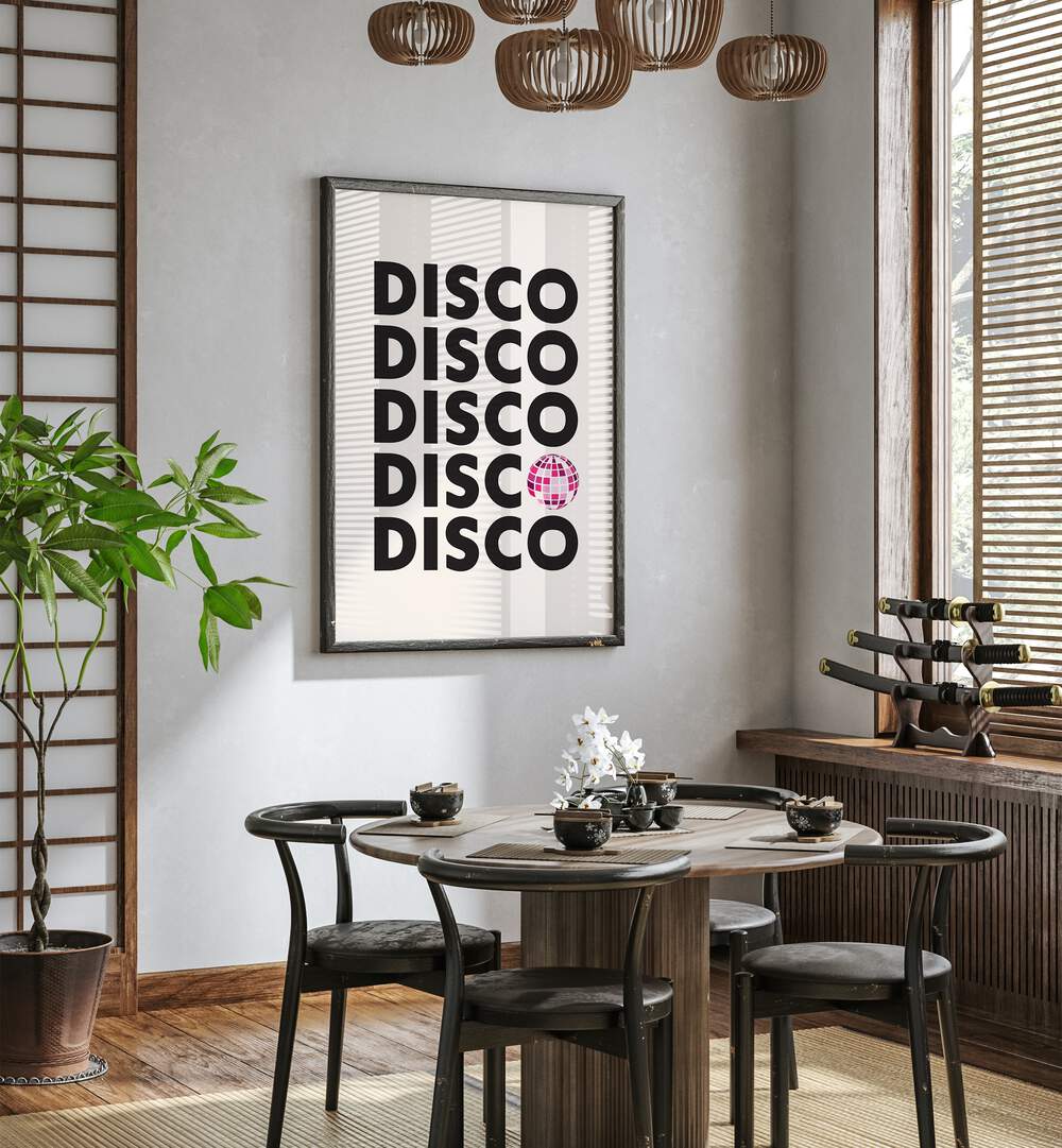 Brighten your space with DISCO, QUOTES typography poster, perfect for adding creativity and inspiration to any room.
