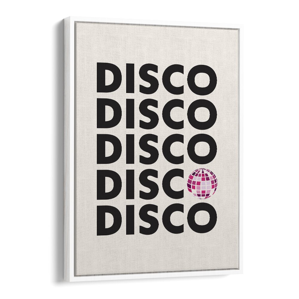 Vibrant DISCO Quotes poster by Frankie Kerr Dineen, perfect for energizing your space and expressing creativity.