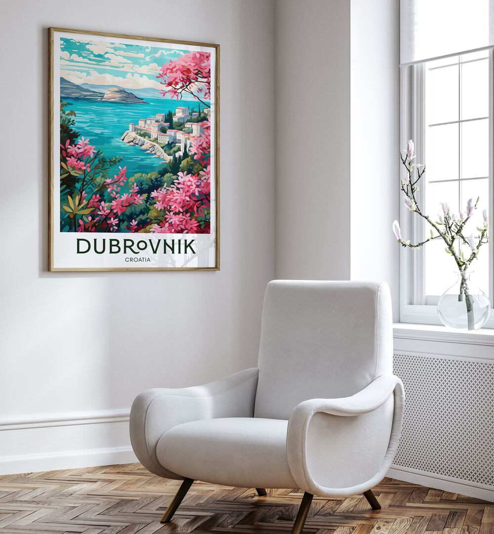 enchanting dubrovnik travel posters Artwork I placed on a Wall