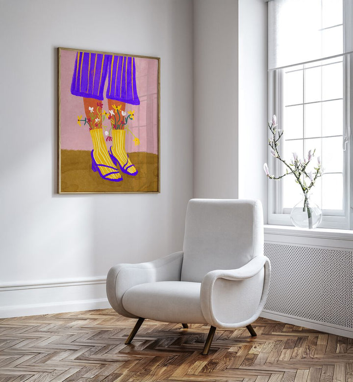 Colorful FASHION SHOOTY , FASHION POSTERS artwork by Raissa Oltmanns enhancing modern decor with vibrant style.