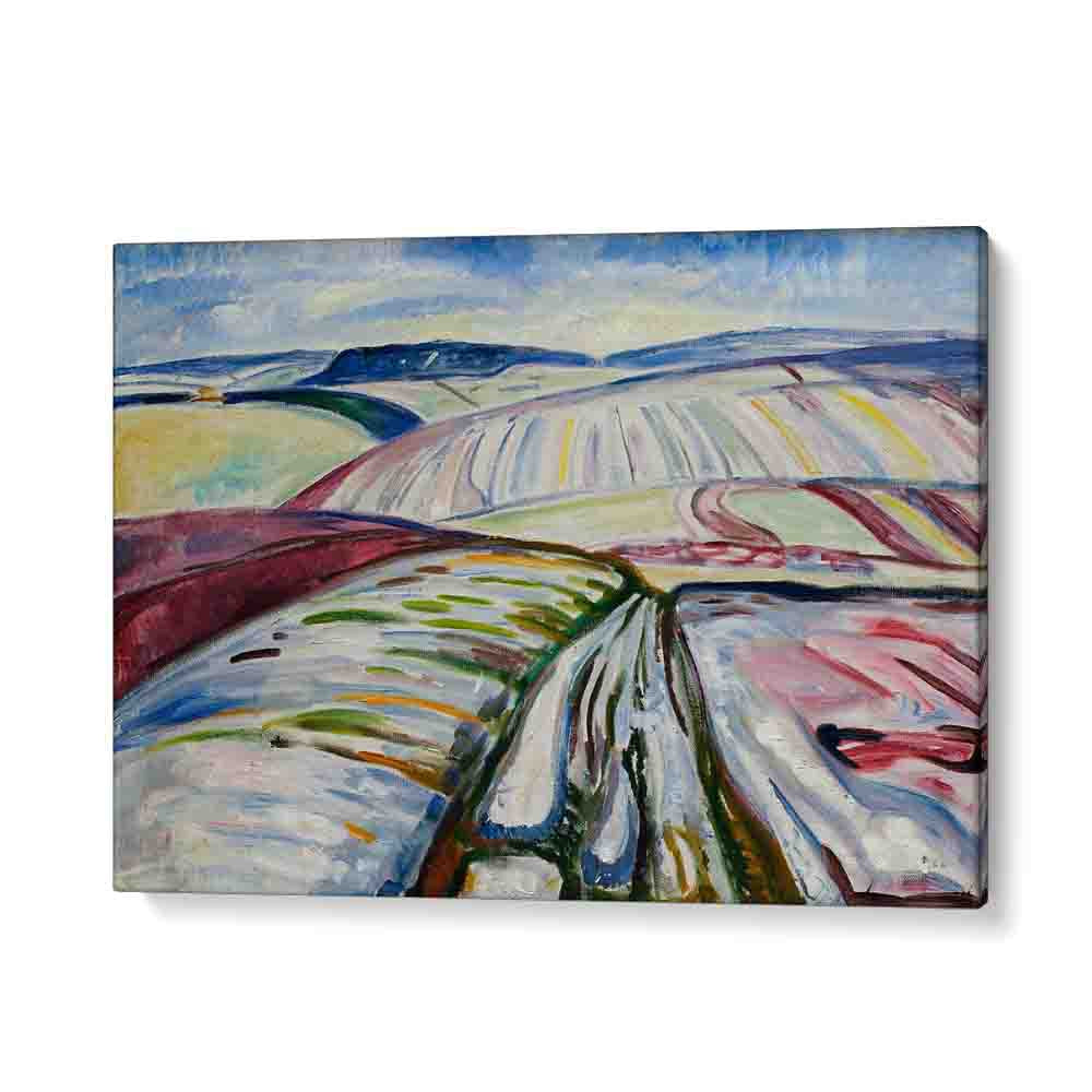 painting - FIELD IN SNOW (1907) by Asianmonk