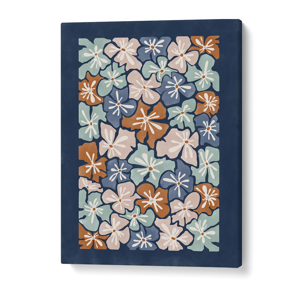 Colorful floral patterns in FLOWERS MARKET, FLORAL FLOWER PAINTINGS, showcasing nature's beauty by Elena Ristova.