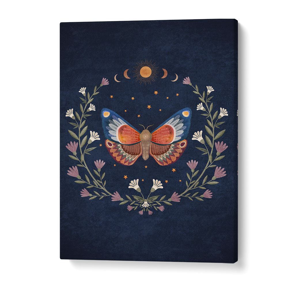 Captivating "BUTTERFLY II, ANIMAL PAINTINGS" by Emel Tunaboylu, enhancing your space with elegance and beauty.