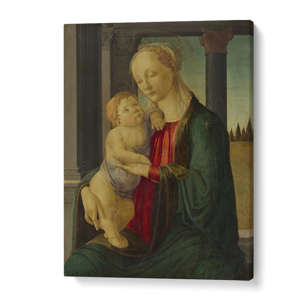 comic painting - MADONNA AND CHILD (CA. 1470) by Asianmonk