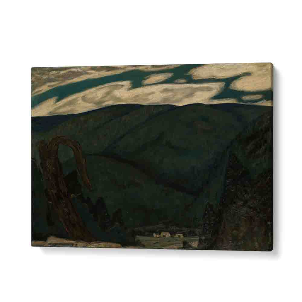 painting - THE DARK MOUNTAIN BY MARSDEN HARTLEY by Asianmonk