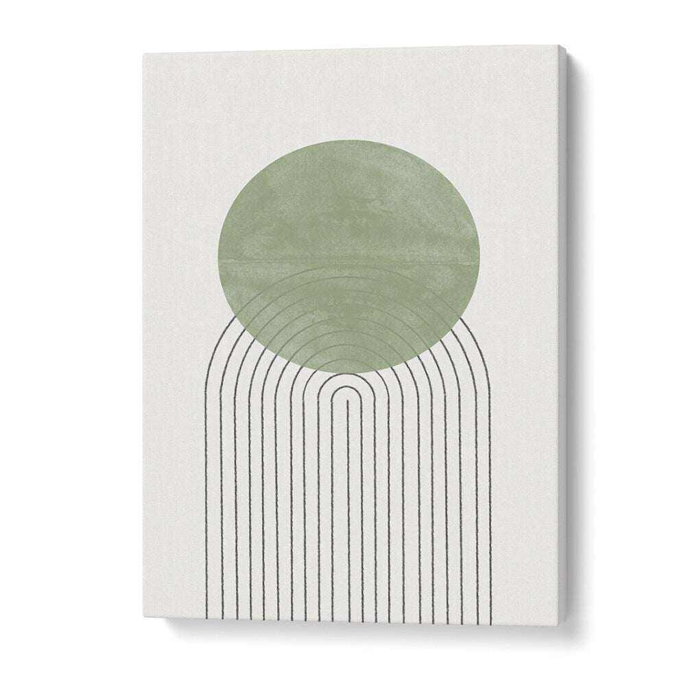 Transform your space with GREEN ABSTRACT, BOHO ART PAINTINGS from The Miuus Studio, featuring lush green tones and elegant lines.