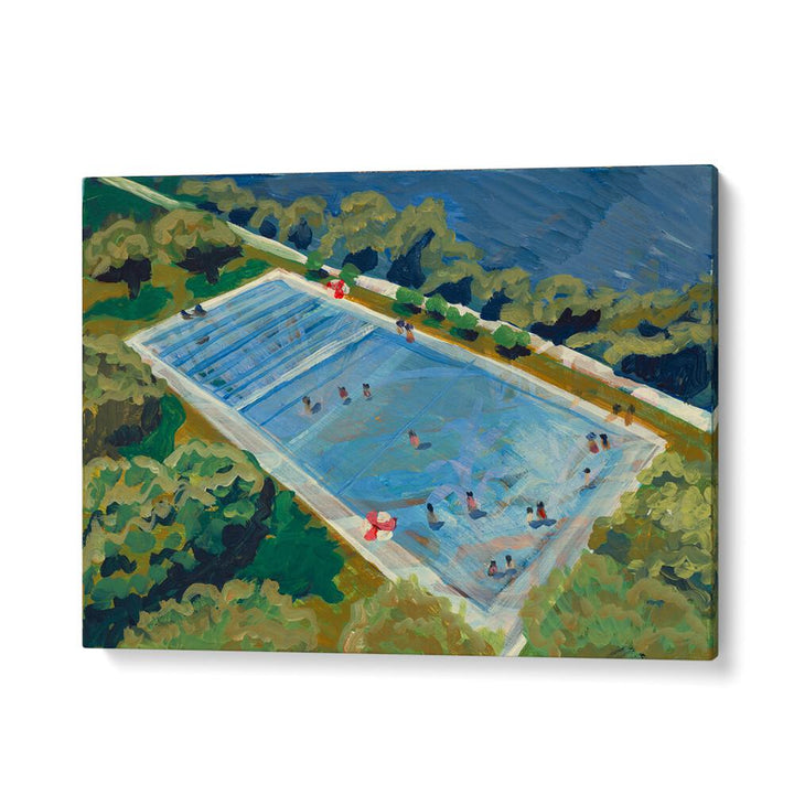 Stunning AUSTIN DEEP SWIMMING POOL, LANDSCAPE PAINTINGS showcasing vibrant colors and serene beauty for your space.