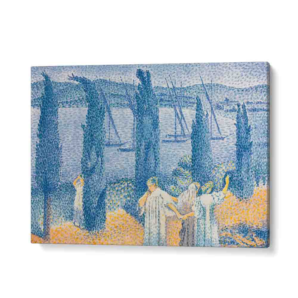 painting - LANDSCAPE WITH CYPRESSES (1897) by Asianmonk