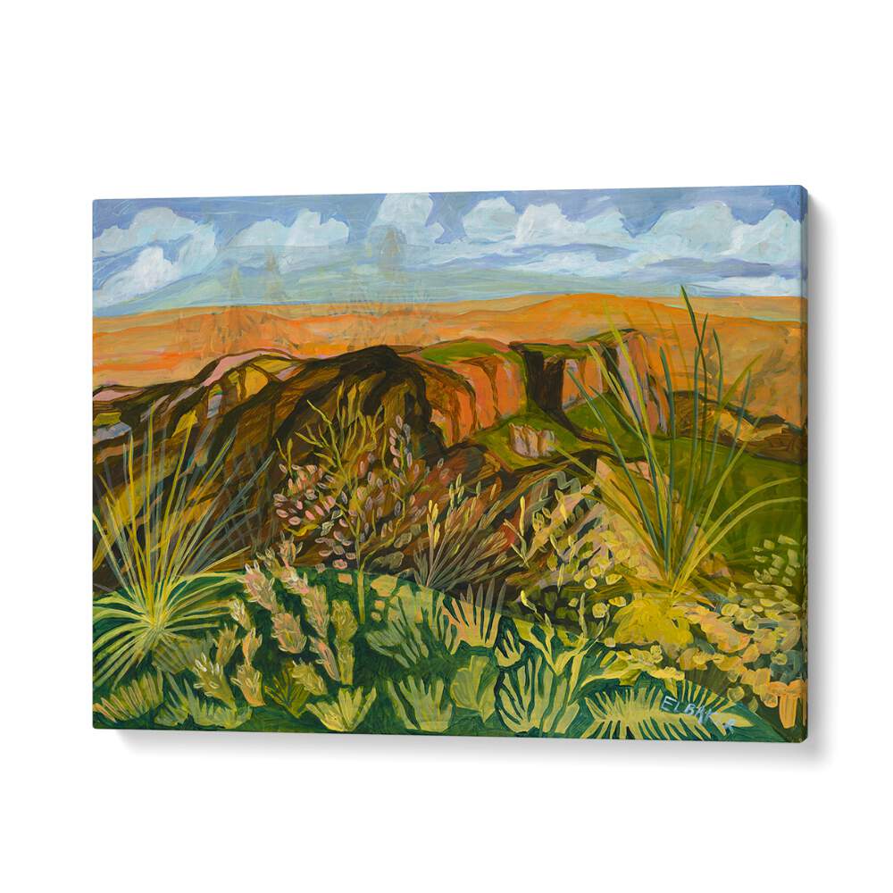 Vibrant WILD WEST BOTANICAL, LANDSCAPE PAINTINGS capturing the essence of the American wilderness and its flora.