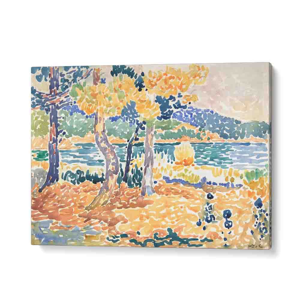 painting - PINES ON THE COASTLINE (1856–1910) by Asianmonk
