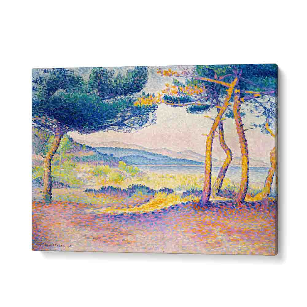 painting - PINES ALONG THE SHORE (1896) by Asianmonk