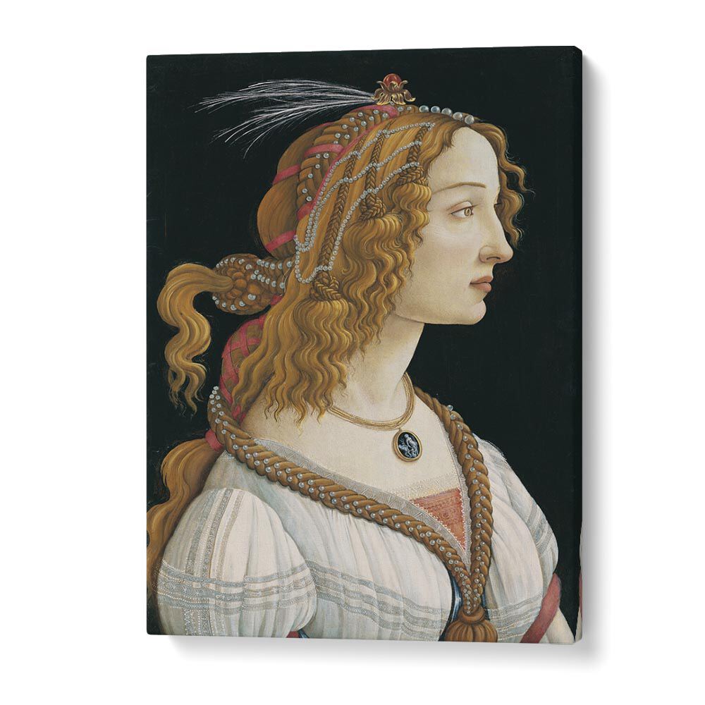 comic painting - PORTRAIT OF SIMONETTA VESPUCCI by Asianmonk