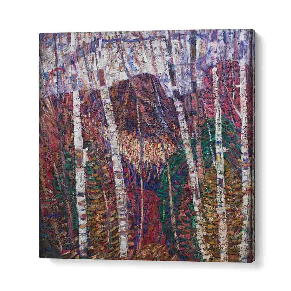 pop art painting - WHITE BIRCHES (CA. 1908) by Asianmonk
