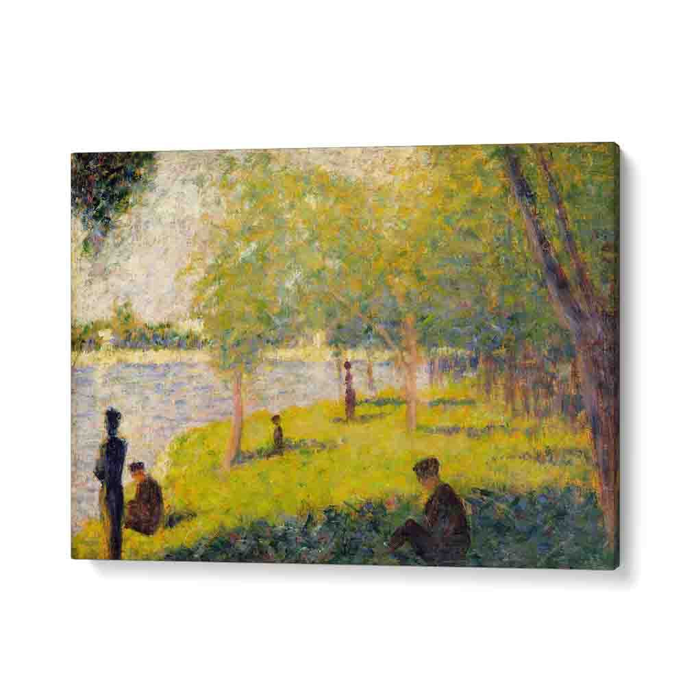 painting - STUDY FOR A SUNDAY ON LA GRANDE JATTE (1884) by Asianmonk