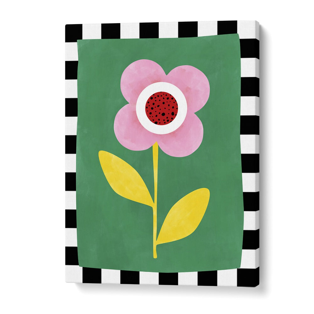 Vibrant PINK FLOWER showcases stunning floral beauty in Elena Ristova's FLORAL FLOWER PAINTINGS collection.