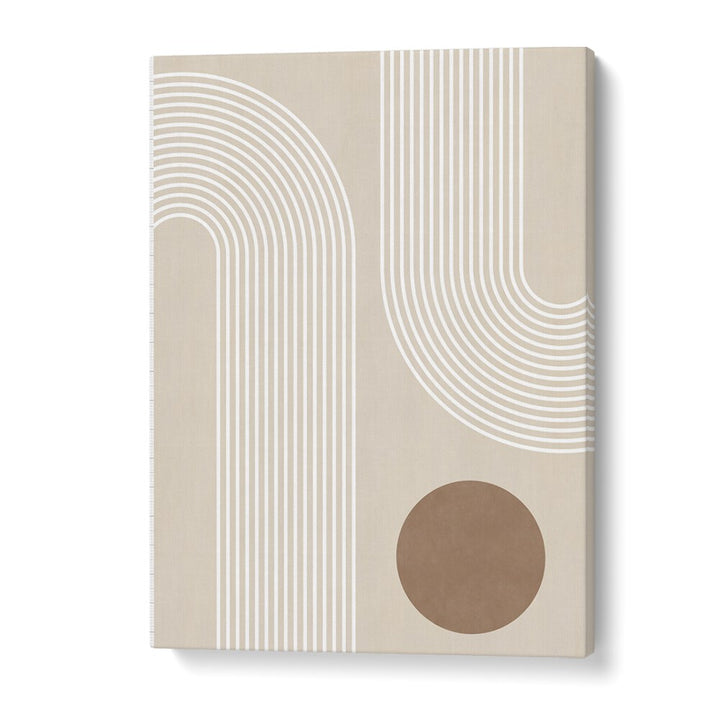 Elegant BEIGE ARC III, BOHO ART PAINTINGS by Elena Ristova, showcasing contemporary design and versatility.