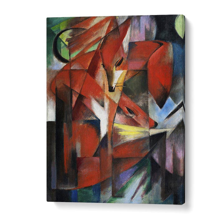 comic painting - THE FOXES (1913) by Asianmonk