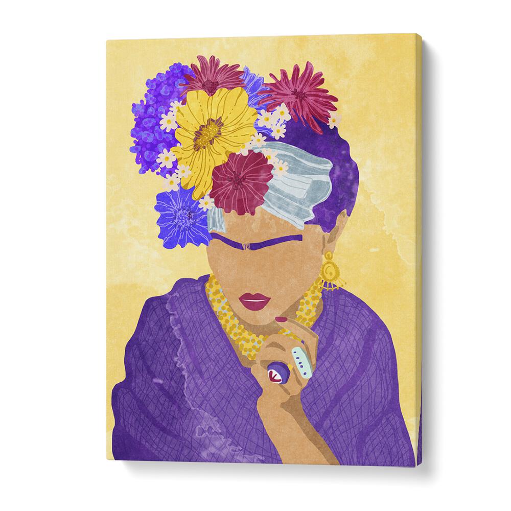 Frida and Flowers, fashion posters by Raissa Oltmanns, showcase modern elegance with vibrant floral accents.