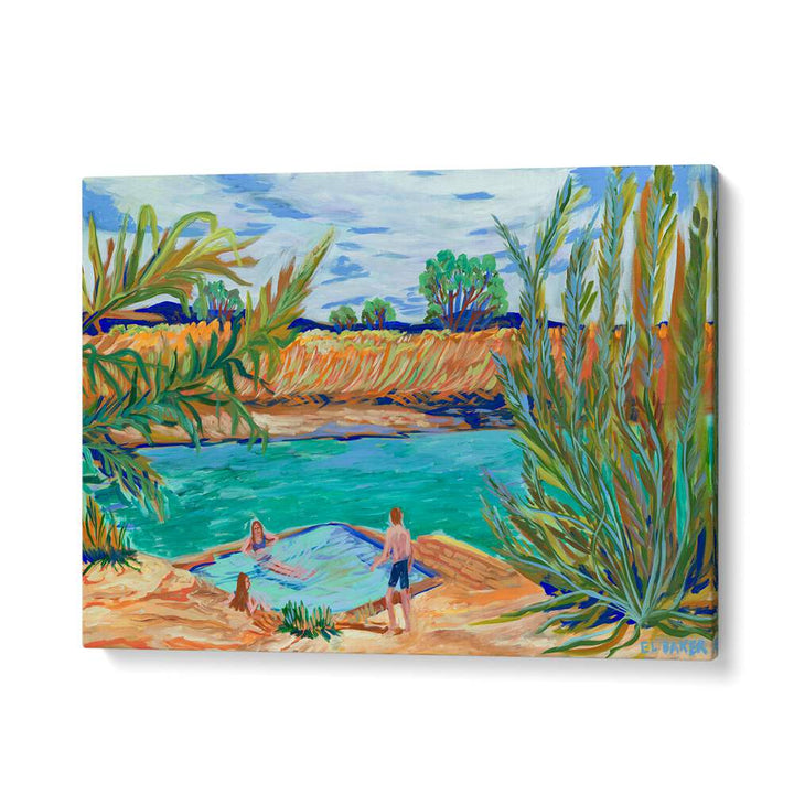 Vibrant WATERSIDE, LANDSCAPE PAINTINGS featuring serene river views and nature, perfect for enhancing your space.