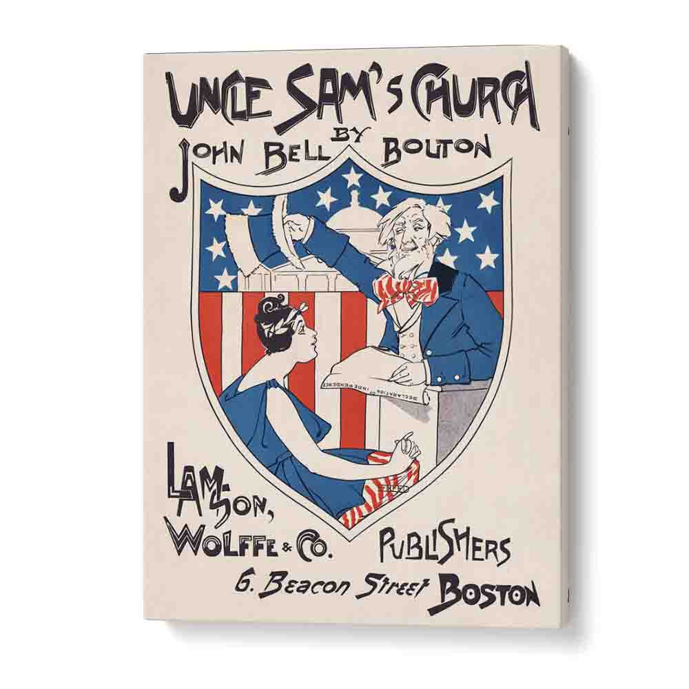 paul klee painting - UNCLE SAM'S CHURCH (1895) by Asianmonk
