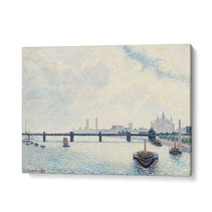 painting - CHARING CROSS BRIDGE, LONDON (1890) by Asianmonk