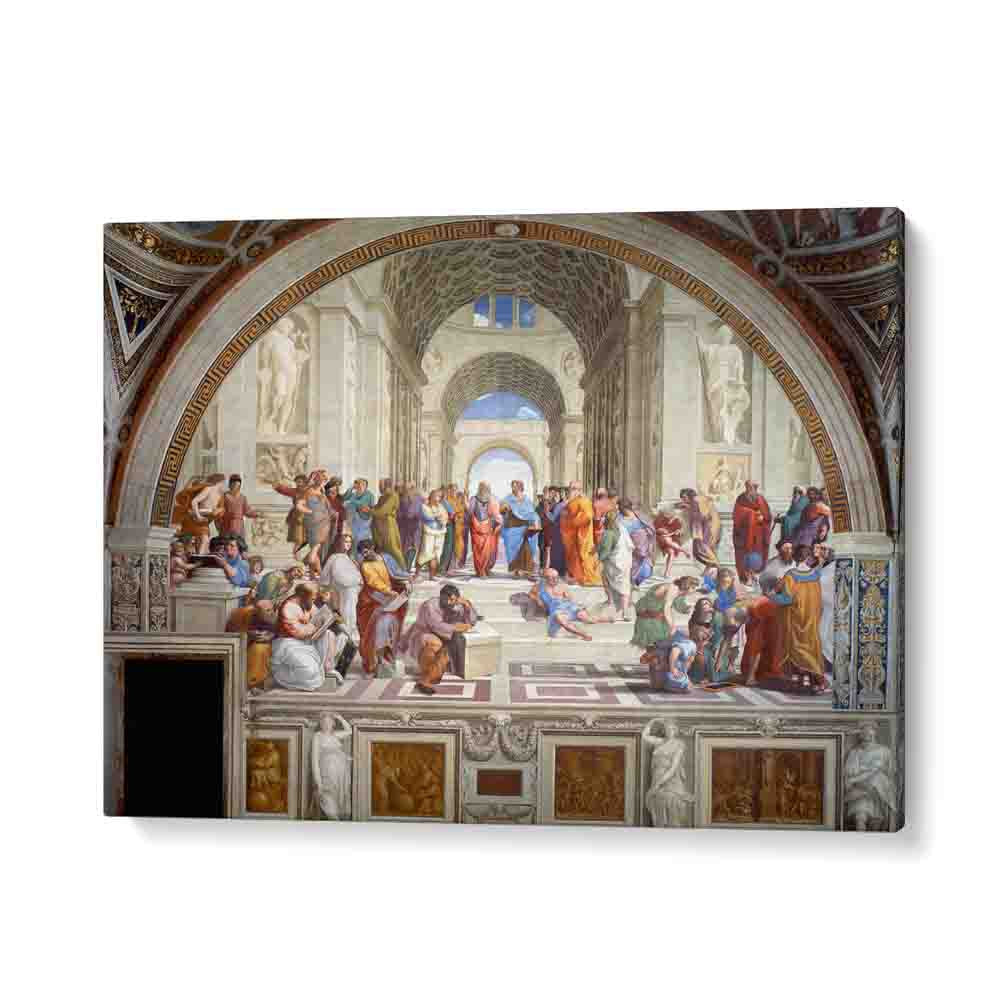 painting - RAPHAEL'S THE SCHOOL OF ATHENS (1511) by Asianmonk