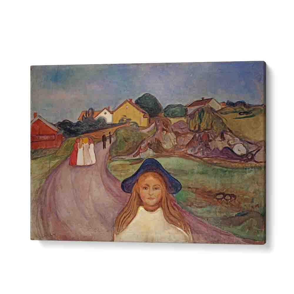 painting - ROAD IN AASGAARDSTRAND (1901) by Asianmonk