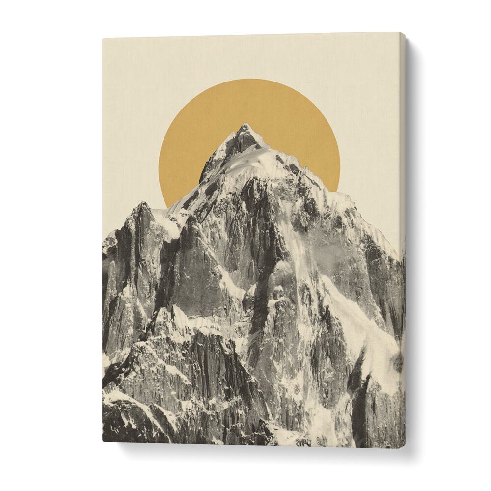 Stunning MOUNTAINSCAPE III, LANDSCAPE PAINTINGS by Florent Bodart, showcasing majestic mountains and serene beauty.