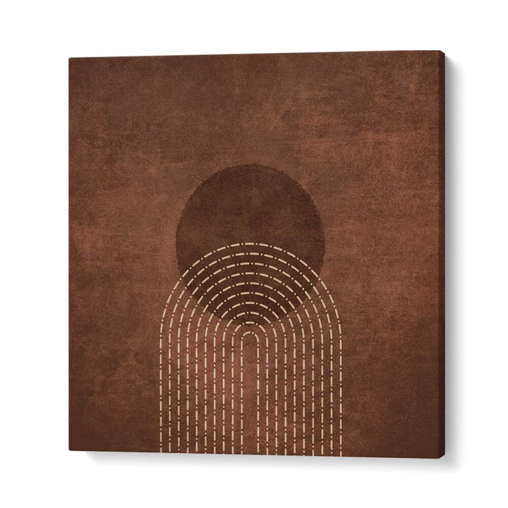 Rainbow Gate Dots, Boho Art Paintings, elevate your space with Emel Tunaboylu's stunning canvas design.