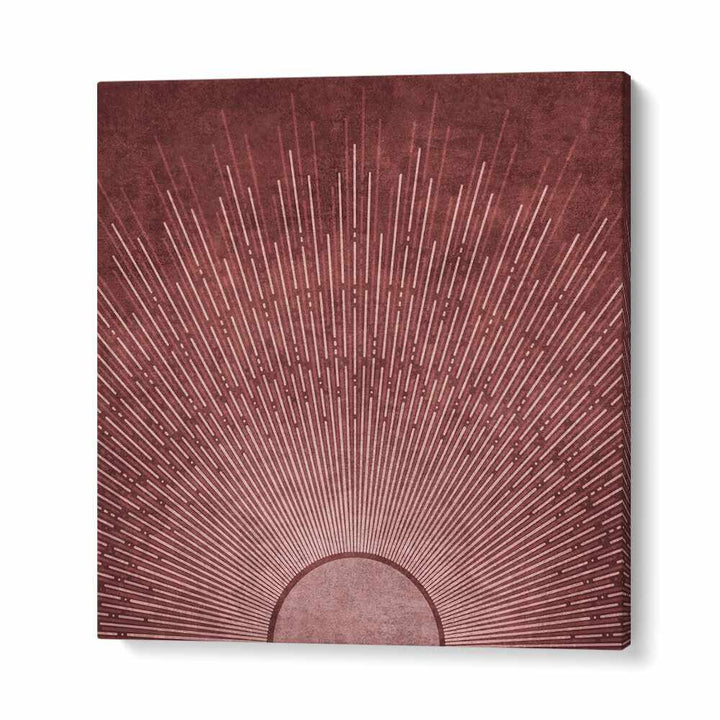 Elegant SUN JAPON LINES, BOHO ART PAINTINGS by Emel Tunaboylu, featuring radiant designs on premium canvas.