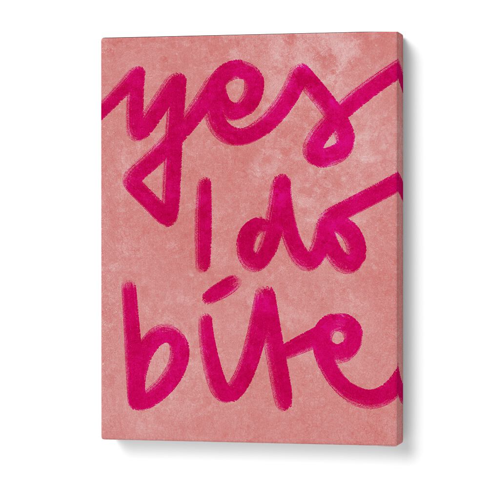 Bold "YES I DO BITE, QUOTES" typography poster by Raissa Oltmanns, perfect for modern home decor.