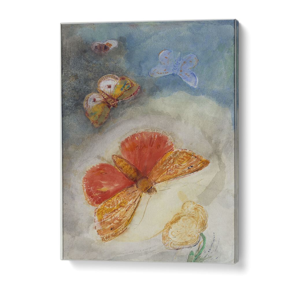 comic painting - PAPILLONS ET FLEUR by Asianmonk
