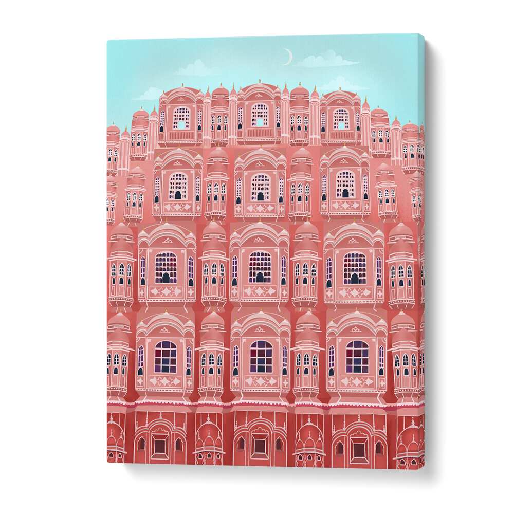 Enchanting JAIPUR II, TRAVEL POSTERS showcase vibrant architecture, transforming your space with artistic allure.