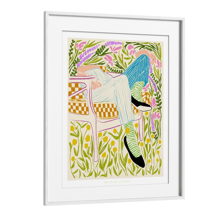 Transform your space with QUIET II, VIBRANT art print, blending tranquility and color for a modern touch.