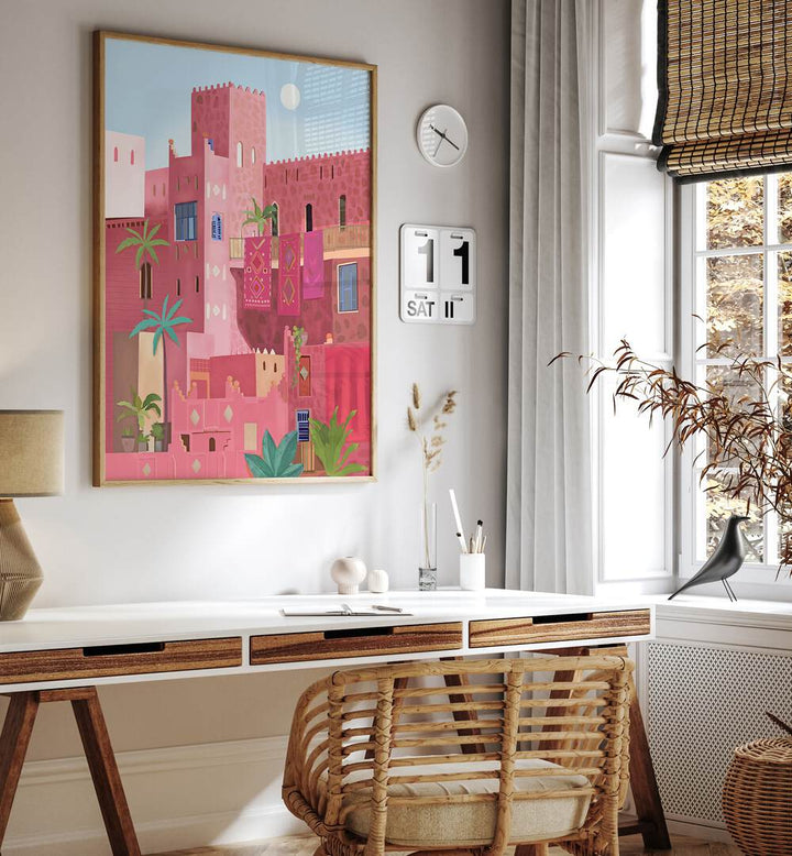KASHBAH, TRAVEL POSTERS brighten modern decor with vibrant artwork by Petra Lidze, perfect for any art lover's space.