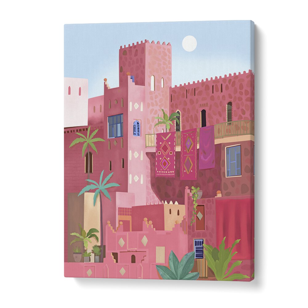 Vibrant KASHBAH, TRAVEL POSTERS artwork by Petra Lidze, showcasing stunning modern design on premium canvas.