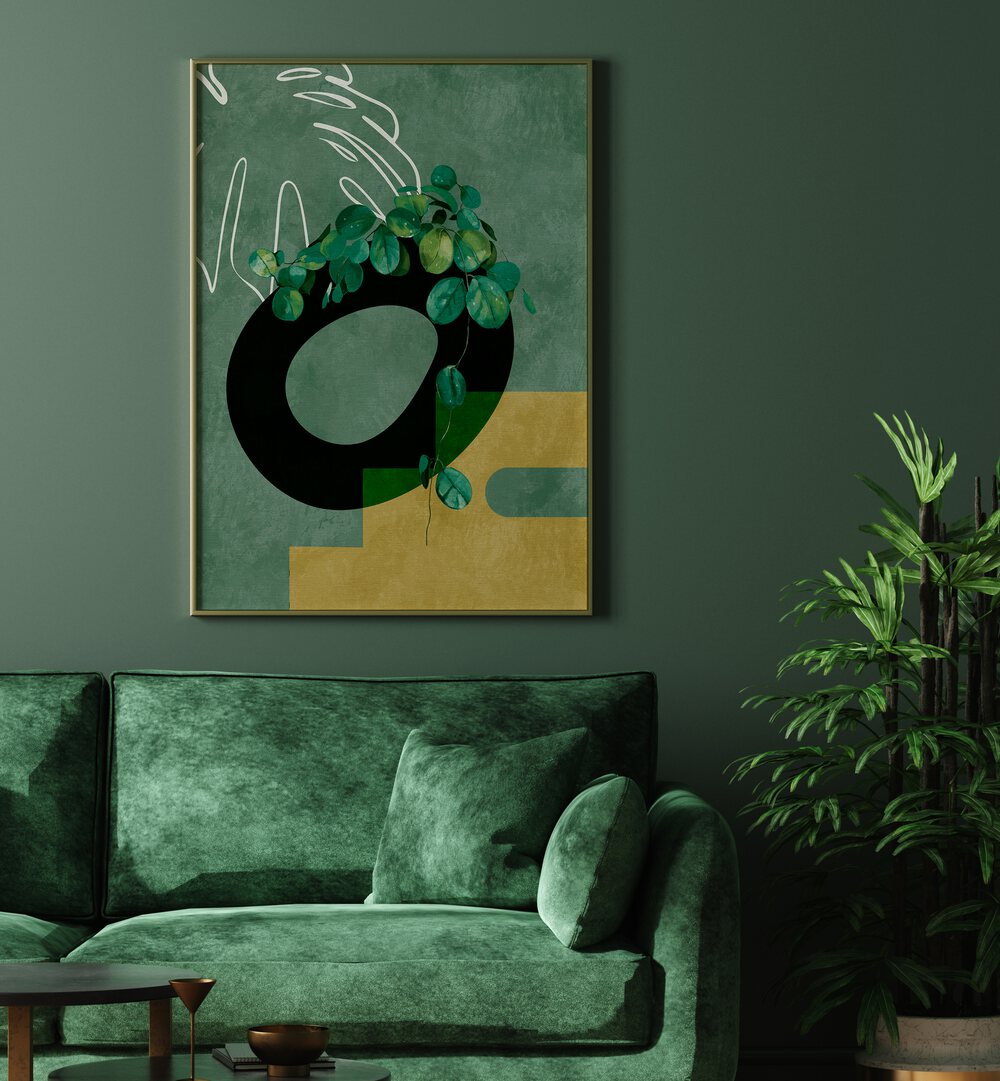 Stylish LEAVES MORE IV, FLORAL FLOWER PAINTINGS by Ana Rut Bre, perfect for enhancing your botanical art collection.