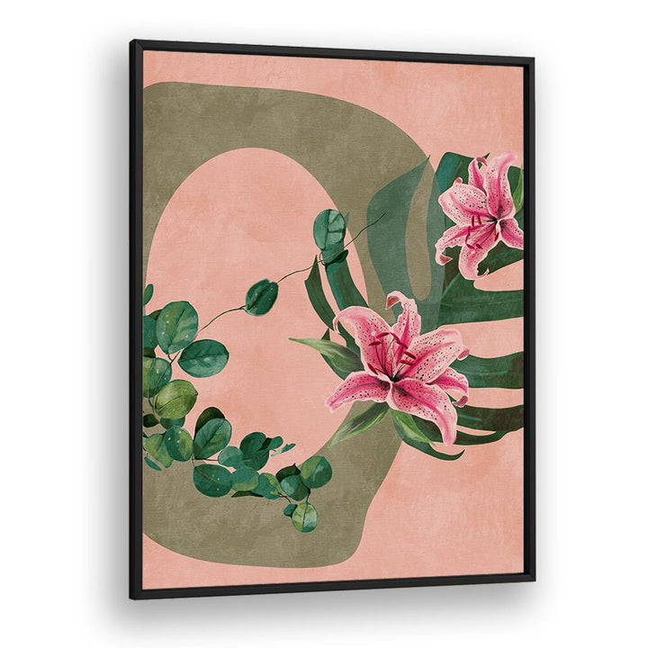 Stunning LEAVES MORE XI - KOPIE, FLORAL FLOWER PAINTINGS by Ana Rut Bre enhance any space with modern elegance.