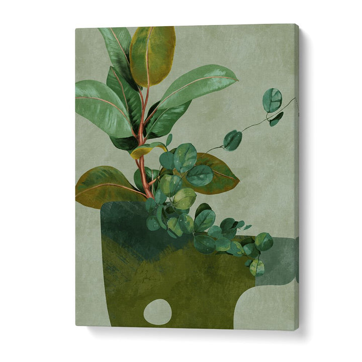 Botanical art print "LEAVES MORE XII, FLORAL FLOWER PAINTINGS" by Ana Rut Bre adds elegance to any space.