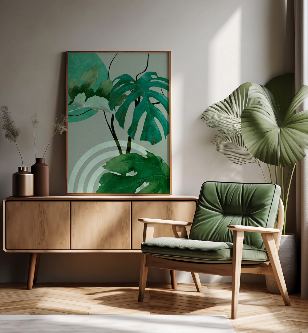Transform your space with LEAVES MORE XII - KOPIE, FLORAL FLOWER PAINTINGS by Ana Rut Bre, a stunning botanical artwork.