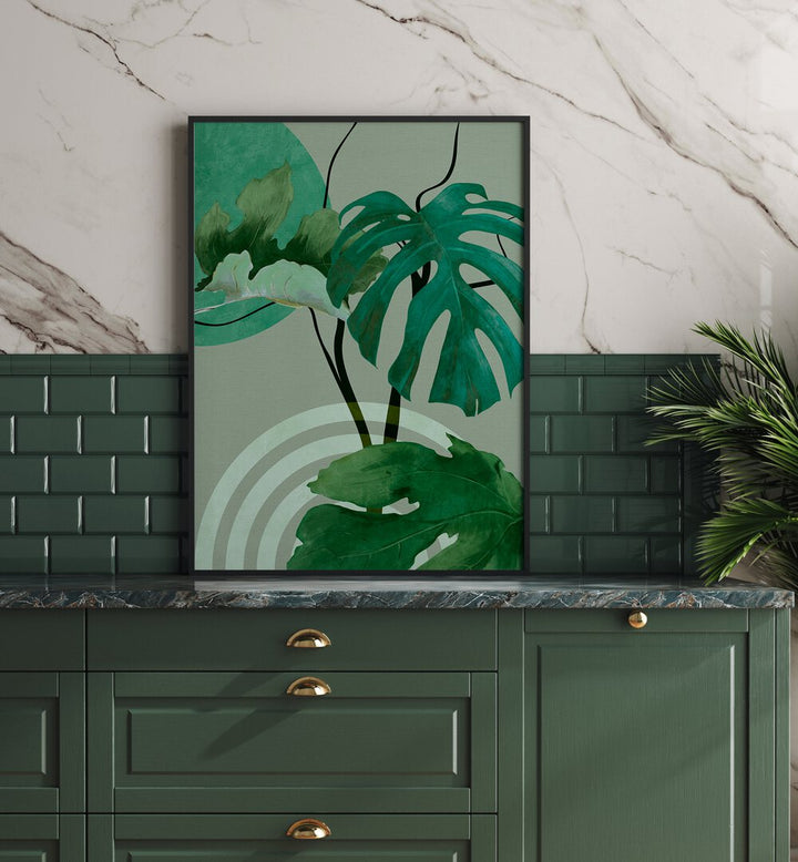 Transform your space with LEAVES MORE XII - KOPIE, FLORAL FLOWER PAINTINGS by Ana Rut Bre, a stunning botanical print.