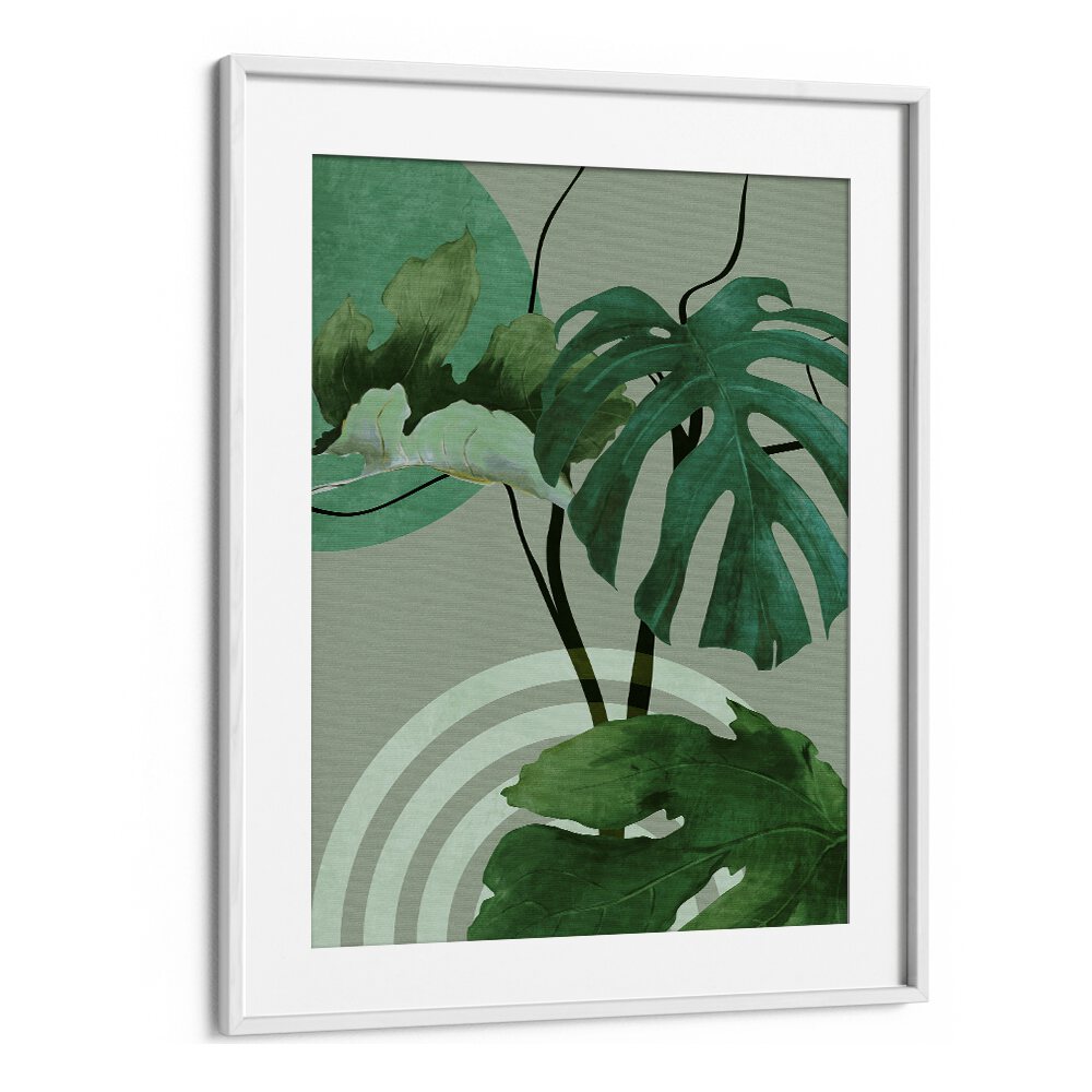 Transform your space with LEAVES MORE XII - KOPIE, FLORAL FLOWER PAINTINGS by Ana Rut Bre, framed botanical art.