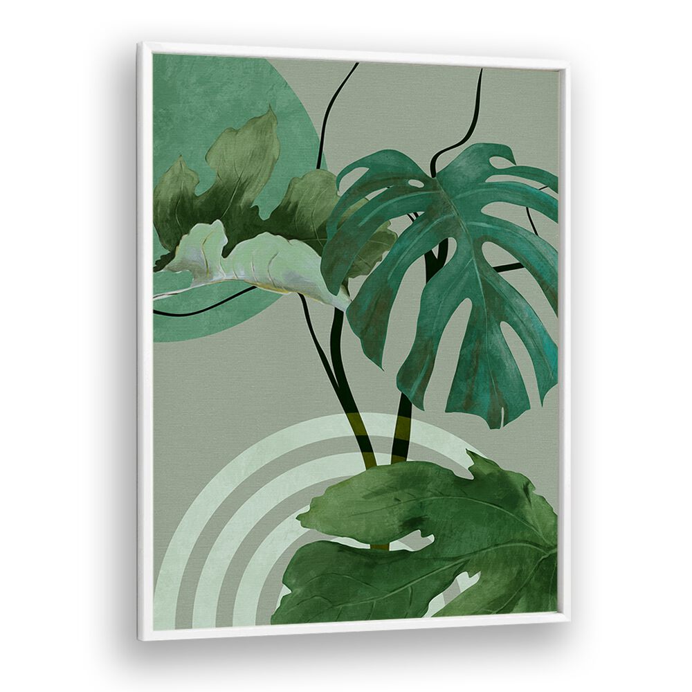 Transform your space with LEAVES MORE XII - KOPIE, FLORAL FLOWER PAINTINGS by Ana Rut Bre, featuring lush botanical art.