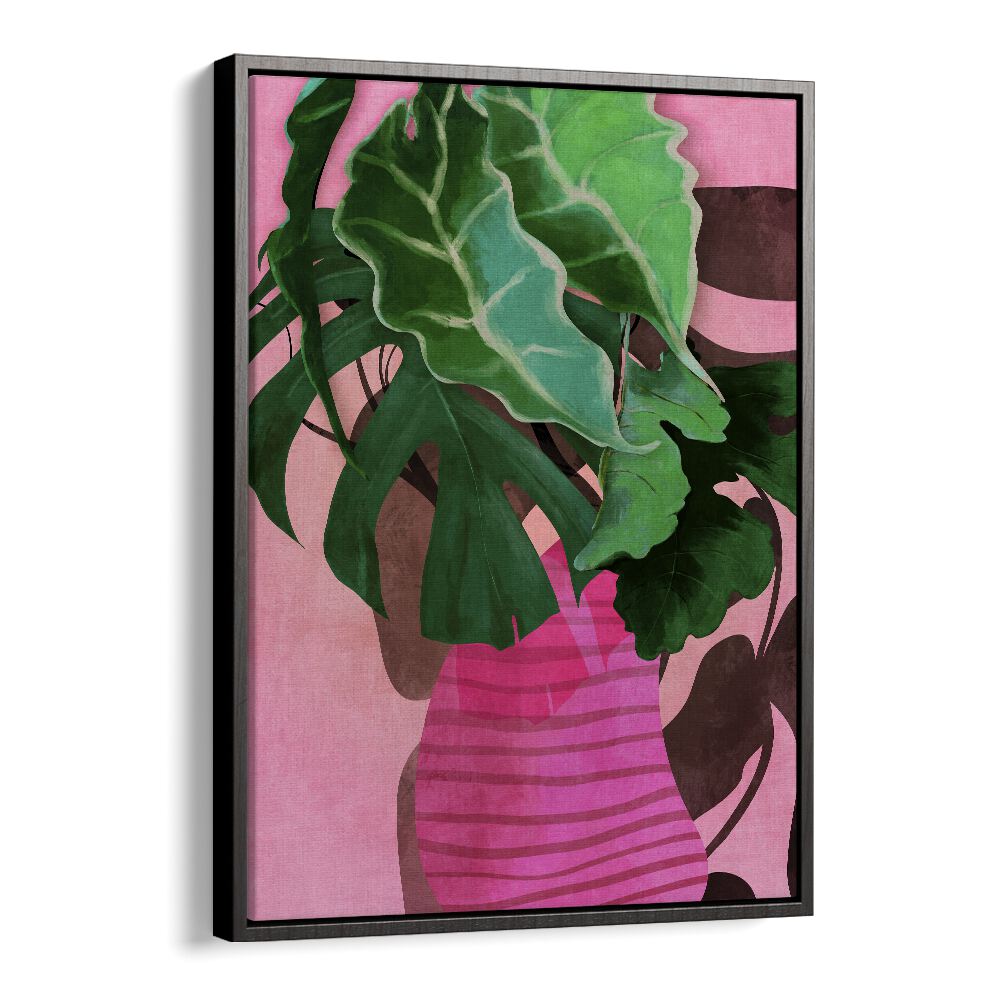 Stunning LEAVES MORE XIII, FLORAL FLOWER PAINTINGS by Ana Rut Bre, a vibrant botanical art print for your space.